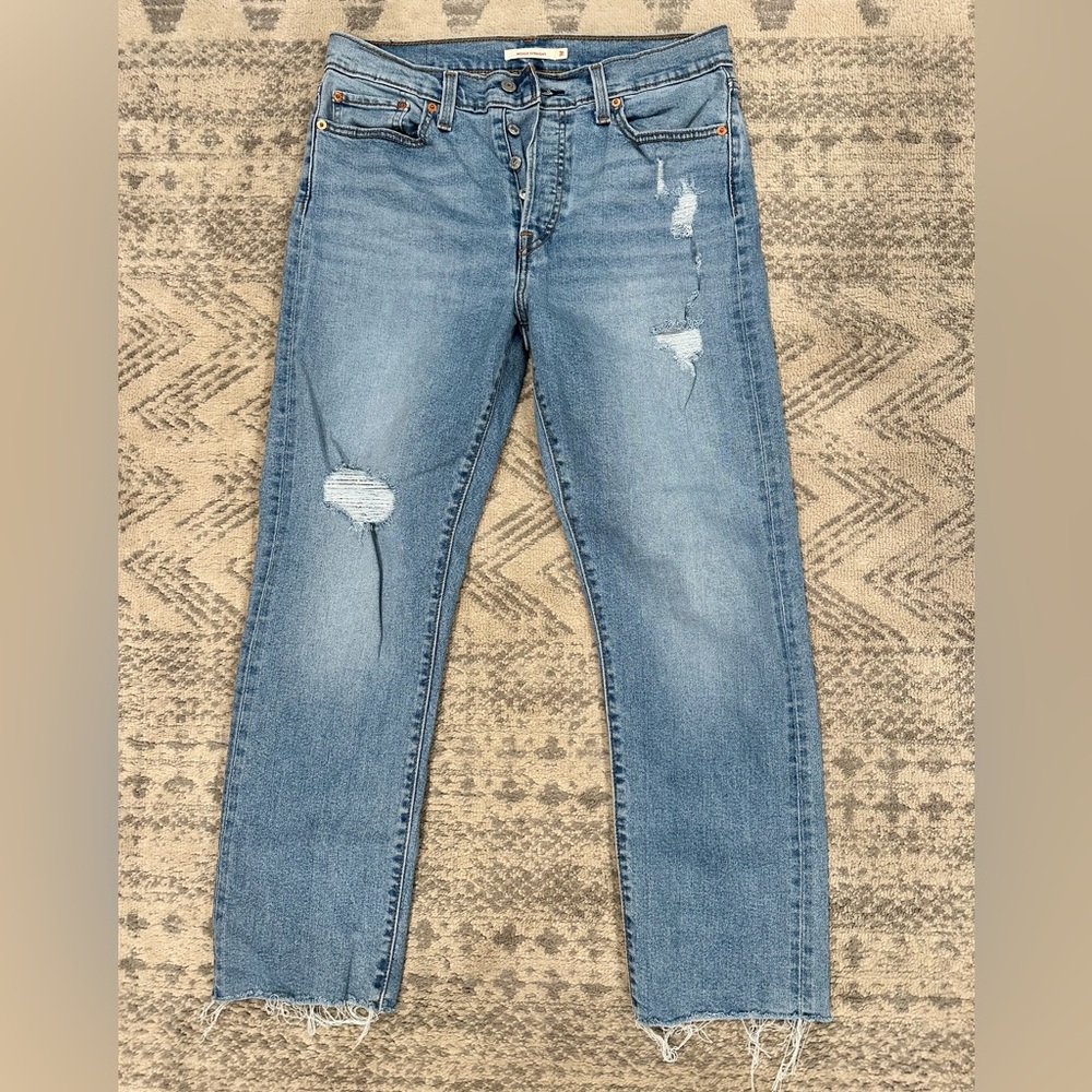 Levi’s Wedgie Straight Leg Button Fly Denim